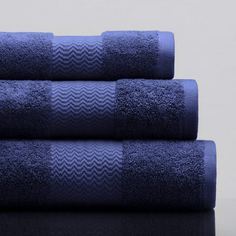 Махровое полотенце Sofi De Marko Charlie синее 70х140 см