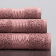 Махровое полотенце Sofi De Marko Charlie пепел роза 100х150 см