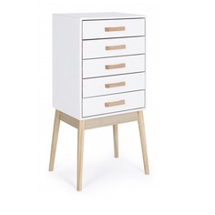 Комод с 5 ящиками Bizzotto furniture ordinary 43х30х88 см