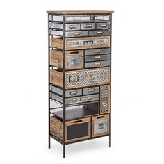 Шкаф с ящиками Bizzotto furniture officina 59х34х146 см