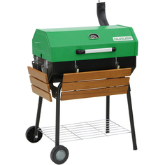 Гриль барбекю угольный Guruss BBQ cg-075 зеленый