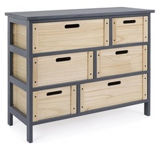 Комод с 6 ящиками Bizzotto furniture theo 75х30х61 см