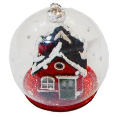 Набор для творчества - создай елочное украшение "Домик в шаре" 4304495 Школа талантов