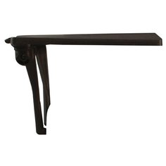 Стол (пюпитр) для стула "Изо" для конференций, складной, пластик/металл, черный Nowy Styl