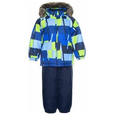 Комплект с полукомбинезоном Huppa Avery 41780030 (927) размер 92, 92735 blue pattern/navy