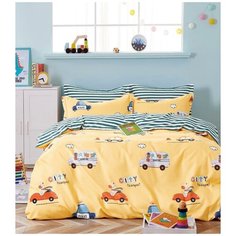Комплект постельного белья детский 1,5 спальный Хлопок Мультфильмы Boris