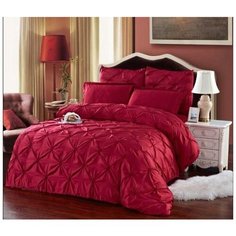 Комплект постельного белья Евро ,Шелк, Сатин, Подарочный E Shine