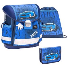 Ранец Belmil Classy - Racer-2, Машина, синий, с наполнением
