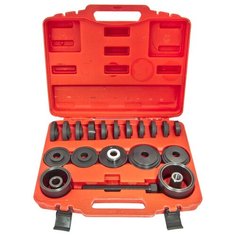 Набор приспособлений ЭВРИКА ER-86717 для замены ступичных подшипников 23пр.