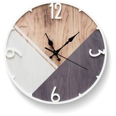 Настенные часы "Geometric gray" 31 3D Decor