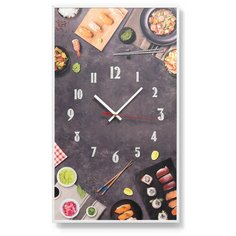Настенные часы "Asian food" 58*34 3D Decor