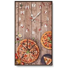 Настенные часы "Pizza" 58*34 3D Decor