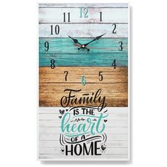 Настенные часы "Family" 58*34 3D Decor