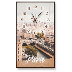 Настенные часы "Paris summer" 58*34 3D Decor