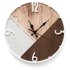 Настенные часы "Geometric brown" 31 3D Decor