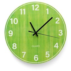 Настенные часы "Bright green" 31 3D Decor
