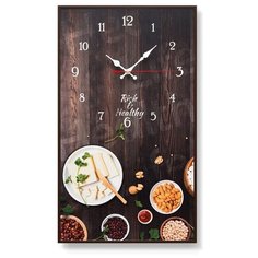 Настенные часы "Rich and healthy" 58*34 3D Decor