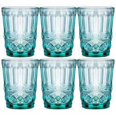 Набор стаканов серпентина (6шт) 270мл Lefard Muza Color (781-147)