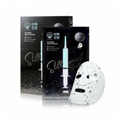 BanoBagi Silk Pearl Injection Mask Маска тканевая антиоксидантная с жемчугом и шёлком, 5шт.
