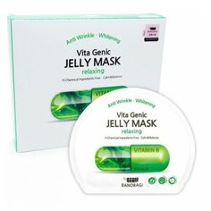 BanoBagi Vita Genic Relaxing jelly mask - Маска тканевая с витамином В на основе липосомного желе, 10шт.
