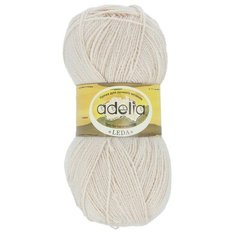 Пряжа Adelia "LEDA" 99% акрил, 1% люрекс №201 св.бежевый - 5 мотков по 100 г
