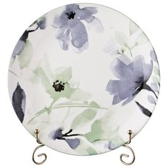 Тарелка Bronco 410-102 обеденная aquarelle 25,5 см голубой