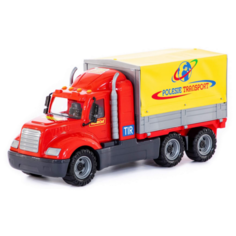 Автомобиль Полесье бортовой тентовый Майк (в коробке) 55552