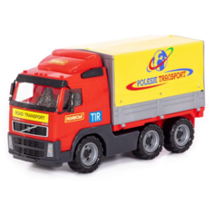 Автомобиль Полесье Volvo бортовой тентовый (в коробке) 9548