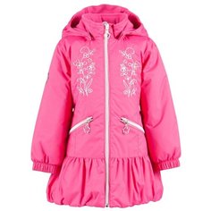 Пальто для девочек EEVA K19037-264, Kerry, Размер 110, Цвет 264-фуксия