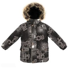 Куртка для мальчиков WOLFIE K19439A-9890, Kerry, Размер 104, Цвет 9890-черный джинс