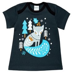 Футболка ЁМАЁ, размер 74, темно-зеленый