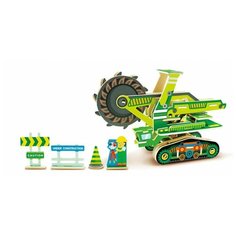 3D деревянный пазл Robotime Строительная техника - Горнодобывающий комбайн