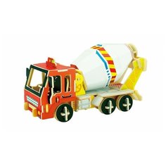 3D деревянный пазл Robotime Строительная техника - Бетономешалка