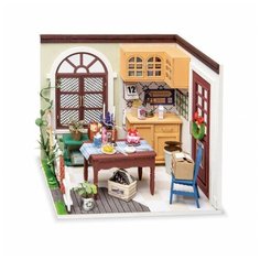 3D деревянный конструктор Миниатюрный дом Спальня Анны Robotime