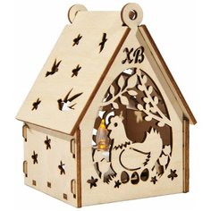 Домик пасхальный с подсветкой "Курица" Орландо