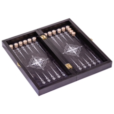 Игра 3 в 1 "Классика" дорожная, черно-серебряный,100-12 Объедовская фабрика "Игрушки"