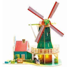 3D деревянный пазл Robotime Серия Дома - Голландская ветряная мельница