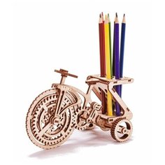 Сборная деревянная модель Wood Trick "Велосипед-визитница", 89 деталей
