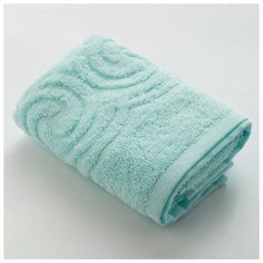 Полотенце махровое Love Life "Border" 30*60 светло-голубой,100% хлопок,360 г/м2 4699503