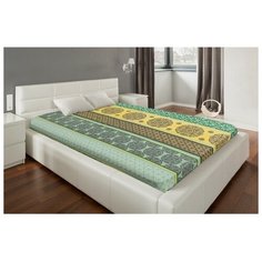 Простыня 1,5 сп Экономь и Я 150*215±3 "Нежность" цв.зелёный, 120 гр/м2,100%хлопок,бязь 4494419