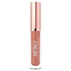 Golden Rose Блеск для губ Metals Matte Metallic Lipgloss, 56 rosewood