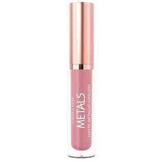 Golden Rose Блеск для губ Metals Matte Metallic Lipgloss, 52 Pink Topaz