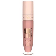 Golden Rose жидкая помада для губ Nude Look Velvety Matte, оттенок 03 Rosy nude