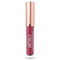 Golden Rose Блеск для губ Metals Matte Metallic Lipgloss, 57 Ruby