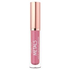 Golden Rose Блеск для губ Metals Matte Metallic Lipgloss, 55 Dusty Pink