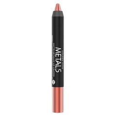 Golden Rose помада для губ Matte Metallic Lip Crayon матовая, оттенок 04