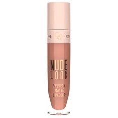 Golden Rose жидкая помада для губ Nude Look Velvety Matte, оттенок 02 Peachy Nude