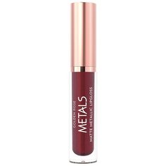 Golden Rose Блеск для губ Metals Matte Metallic Lipgloss, 58 plum