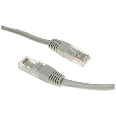 Патч-корд Gembird PP12e-10M, UTP 5е кат., RJ-45(m)-RJ-45(m), 10 м, серый 1722447