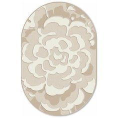 Ковер Moldabela рельефный SOHO 1952-15055 ОВАЛ, размер: 2х4 м, бежевый